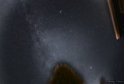 The Milky Way behind our House