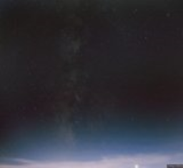 The Milky Way over Venus