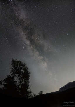 The Milky Way from the banks of the Skykomish River